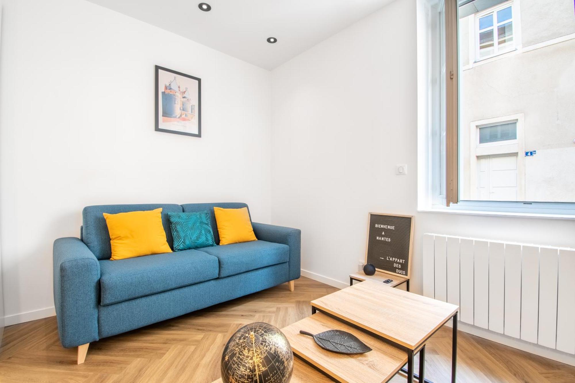 L'Appartement Des Ducs Avec Baignoire Double Нант Екстериор снимка